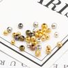 Iron Round Bead Spacer, Handmade Diy Clip Earrings Positioning Buckle, Jewelry Accessories Loose Bead Material