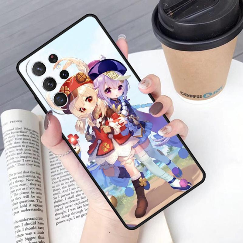 Genshin Impact Klee Phone Case Cover For Samsung Galaxy S24 S25 Ultra S21 S22 Ultra S10E Note 10 Plus Note 20 FE S23