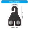 Car Back Seats Hook Rear Seats Hook Automotive Headrest Hooks Heavy Duty Double Hook Car Interior Organizer Accessories