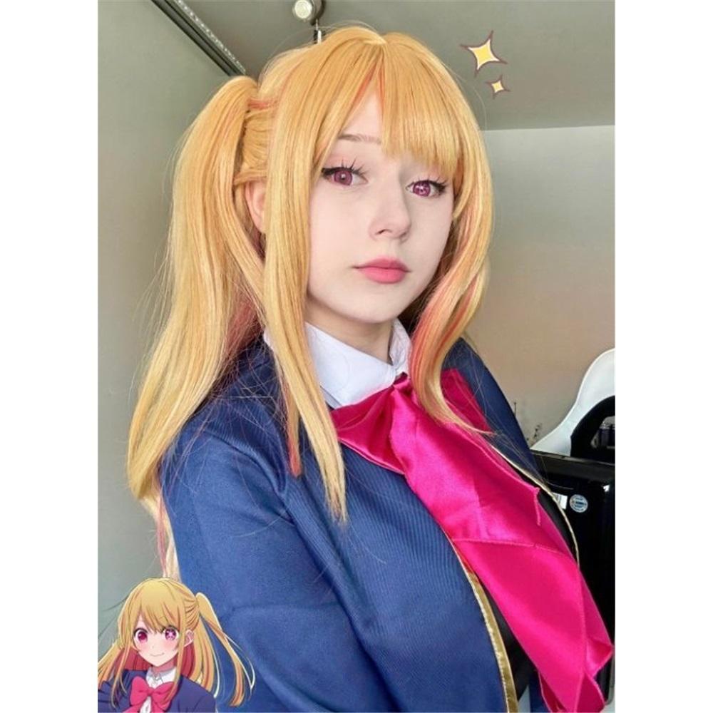 Anime Oshi No Ko Ruby Hoshino Kana Arima Cosplay Costume Blue School Uniform Event Carnival Suit Full Set Ruby Cosplay