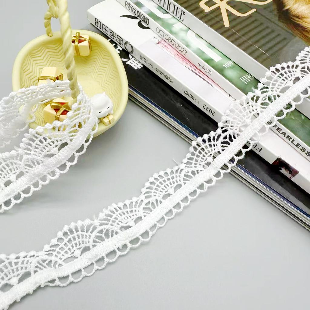 Water Soluble Milk Silk Lace White Ribbon Diy Clothes Skirt Hem Decorative Accessories