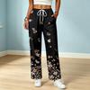 Women's Color Drawstring Elastic Waist Pants with Pockets for Casual and Work Wear