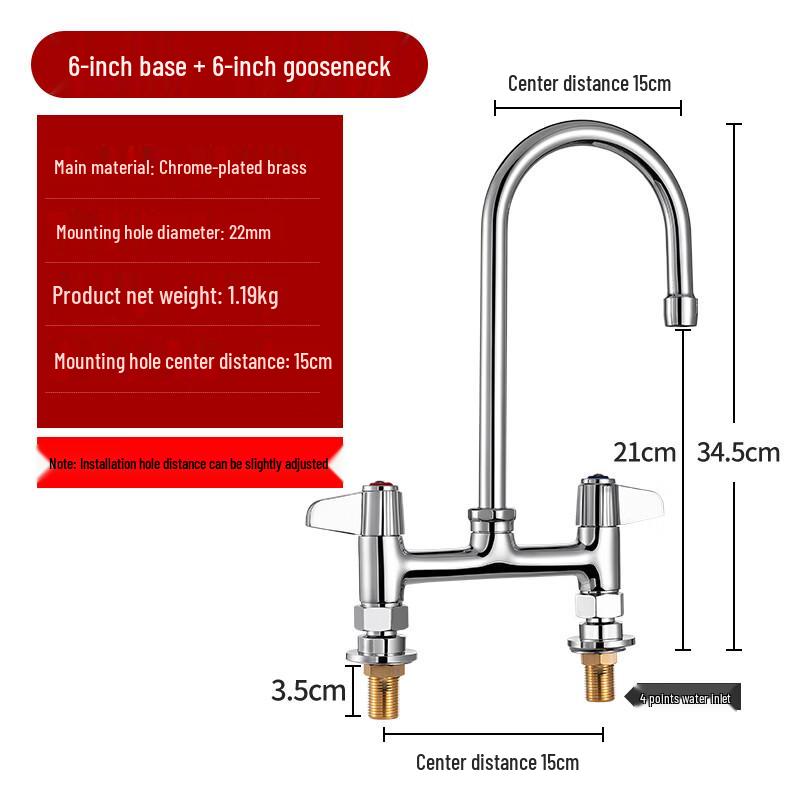ZISIZ Commercial Kitchen Sink Faucet