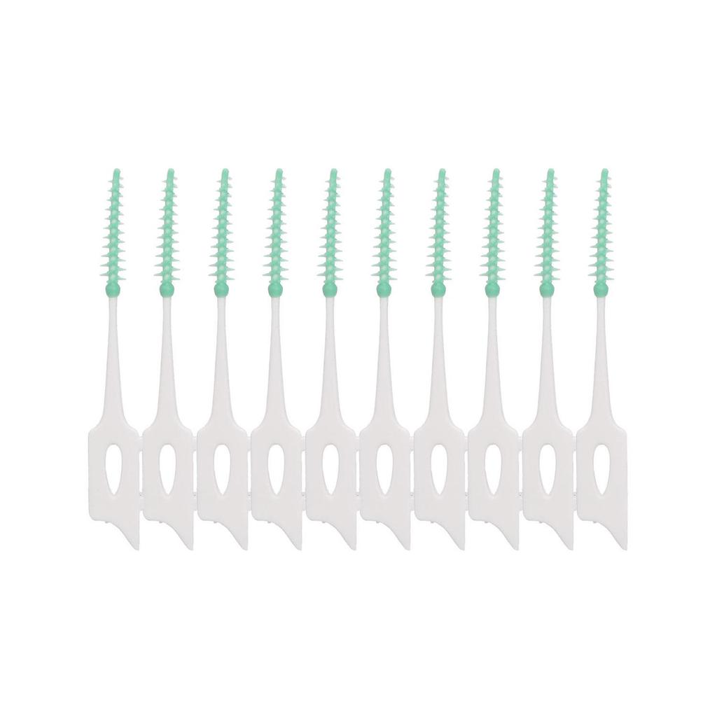 160 teile/satz Einweg-Zahnstocher aus weichem Silikon, doppelseitige Zahnseide, InterBrush DentalStick, Zahnstocher, sauberes Mundpflege-Werkzeug