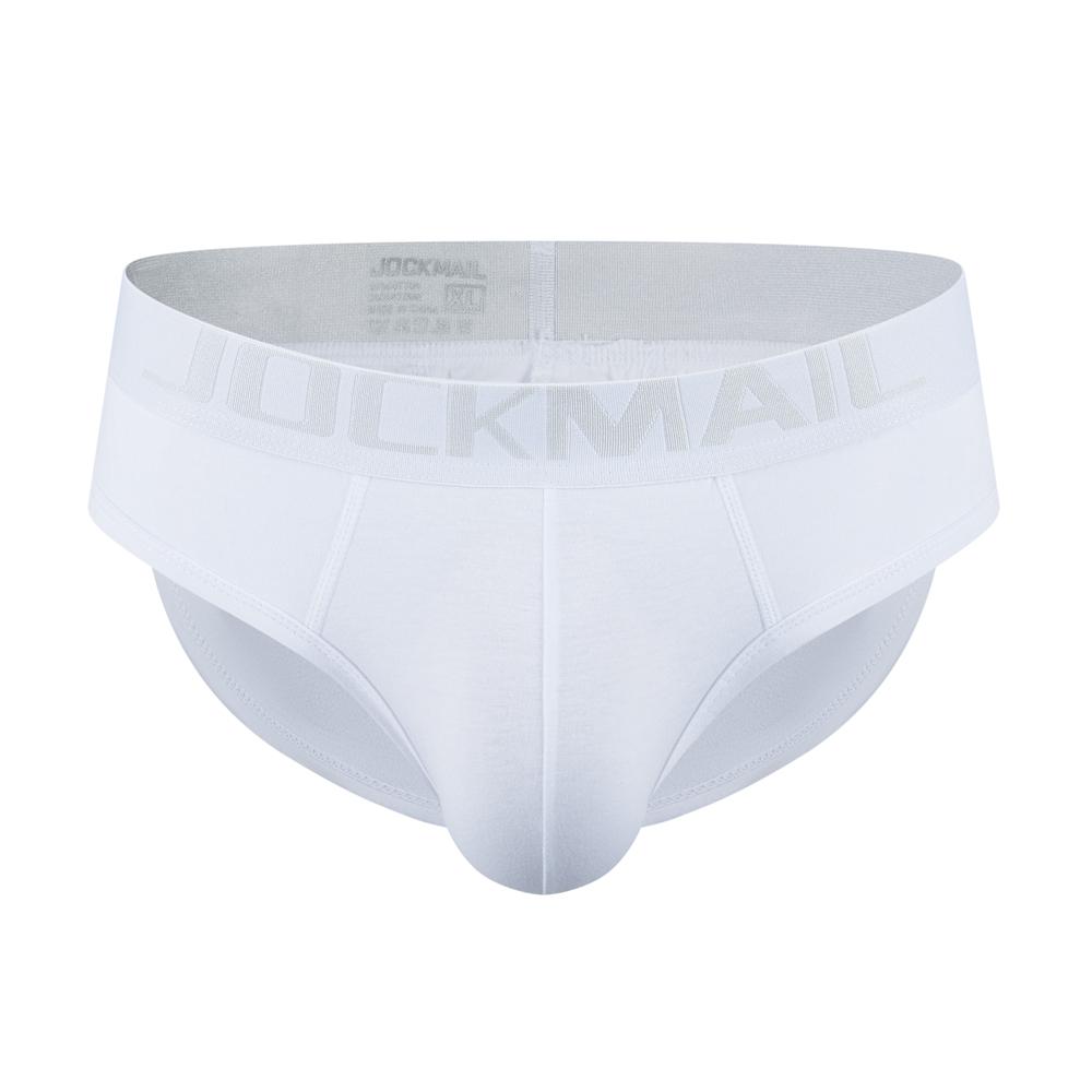 

Трусы JOCKMAIL, модное мужское нижнее белье с подтяжкой ягодиц, съемная набивка на бедрах, дышащие хлопковые повседневные шорты с низкой посадкой, чашка пуш-ап, трусики с ложными ягодицами M белый