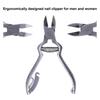 Stainless Steel Dead Skin Scissor Gourd Ingrown Toenail Clipper Toenail Trimmer  For Thick Nails