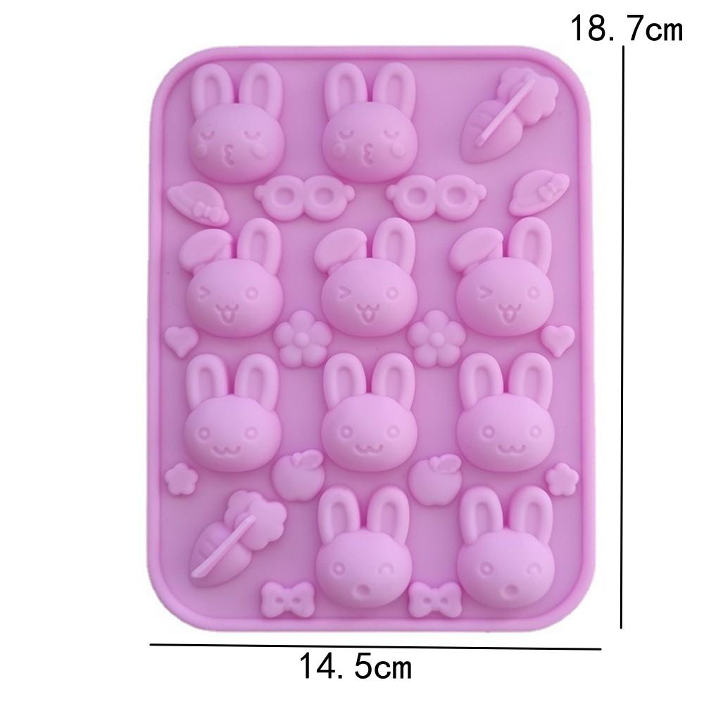 Easter Egg Rabbit Basket Silicone Mold Rabbit Shaped Cake Decorating Tools Bakeware Maker Silicone For Easter Party Home Baking
