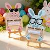 6PCS/SET Portable Bunny Banknote Card Cartoon Gift Card Holder Easter Cash Holder  Home Decorations