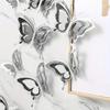 12 Pieces 3D Geometric Butterfly Wall Stickers - Modern Design, Self Adhesive, Reusable, Great for Home Decor, Party Backdrops, Bathroom Walls, Etc.
