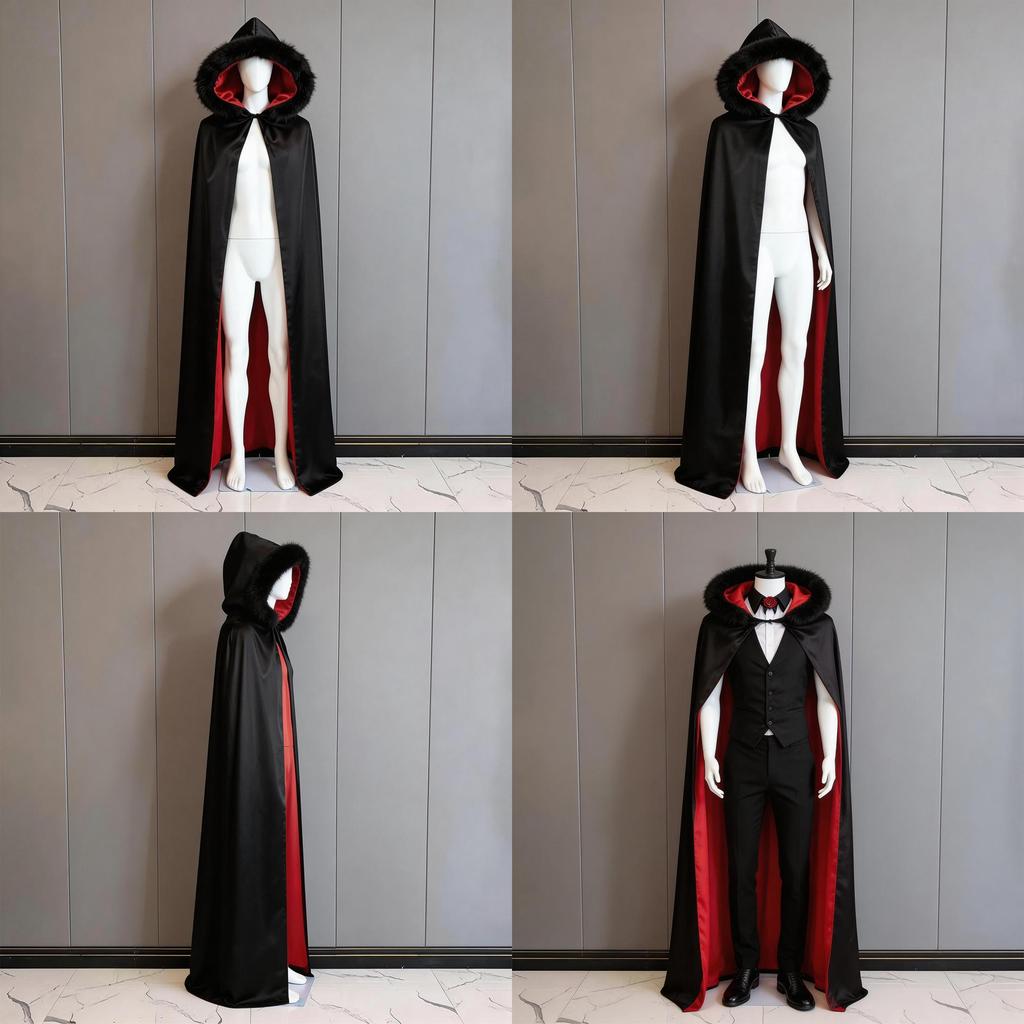 Twilight Volturi Vampire Cloak For Cosplay And Halloween With Polyester Fabric For Adults