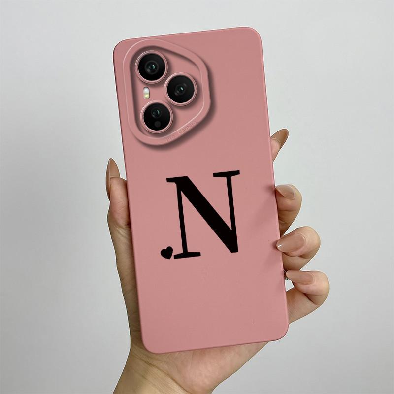 Case For Honor 400 Pro Luxury Letters Soft Phone Back Cover For Honor400 Pro 5G Full Protection Liquid Silicone Shockproof Funda