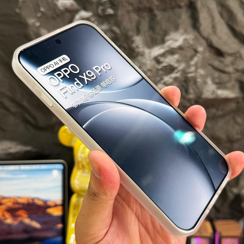 For OPPO Find X9 Pro Case For MagSafe Magnetic Simple Matte Transparent Skin Feel Lightweight PC Hard Cover Non-Slip Bumper