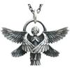 Classic Angel Pendant Necklace Handmade Seraph Prayer Pendant Long Chain Necklace Men Women Jewelry Anniversary Gift