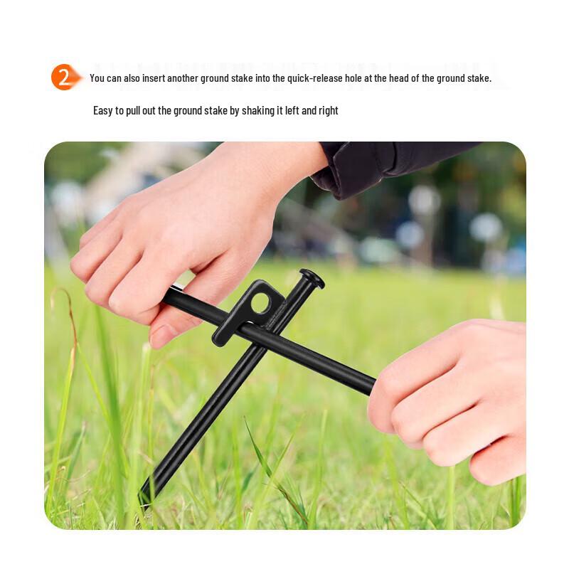 Outdoor Tent Ground Pegs (4-Pack)