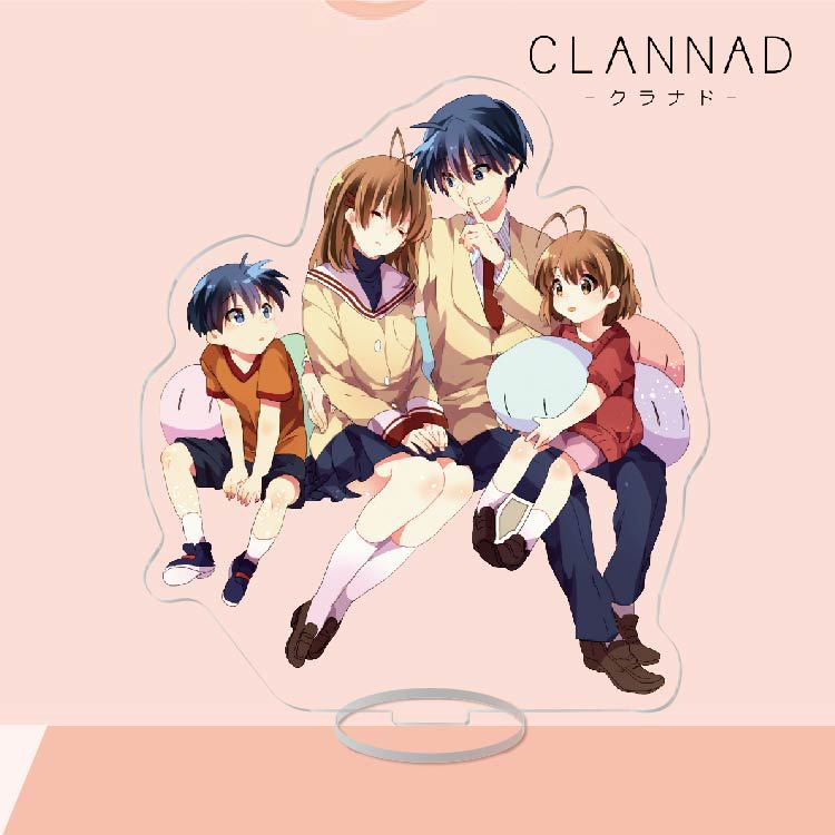 Anime Peripheral Acrylic Standing Sign Tuanzi Big Family Clannad Ancient River Zhu Ornaments