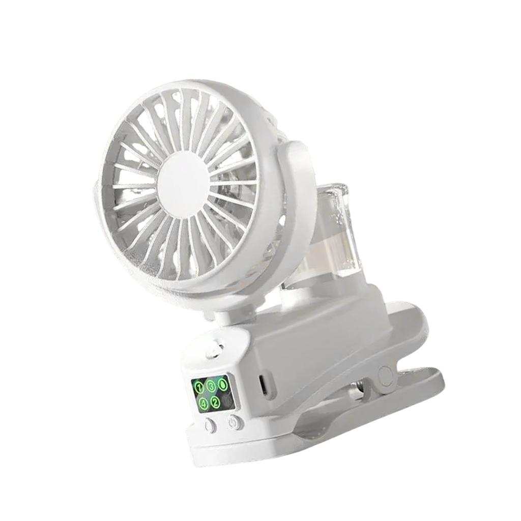 Practical Small Desktop Fan Clip On Fan Office Fan 4 Speed Setting Air Cooling Fan ABS Texture Suitable for Cooling
