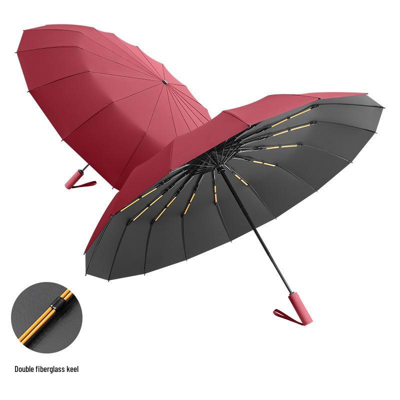 Extra-Large Automatic Folding Umbrella for 3-4 People - Storm-Ready Rain Protection