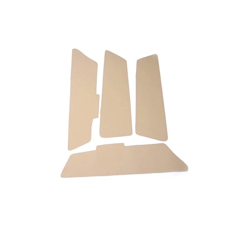 4pcs Microfiber Leather Door Panels Cover For Toyota Corolla 2014 2015 2016 2017 Interior Door Armrest Panel Skin Cover Trim