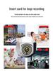 HD Smart Wireless WiFi Surveillance Camera with Dual Light, Full-Color, Waterproof, Small Ball Design for Home Monitoring