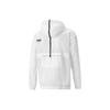 Puma Solid Color Logo Casual Hooded Jacket Men Outerwear White 849444-02
