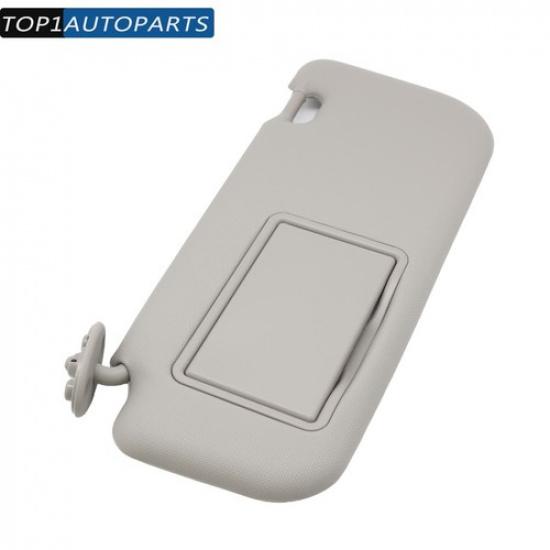 Подходит для Toyota Corolla 14-16 Козырек от солнца с зеркалом для макияжа Серый Левая сторона водителя