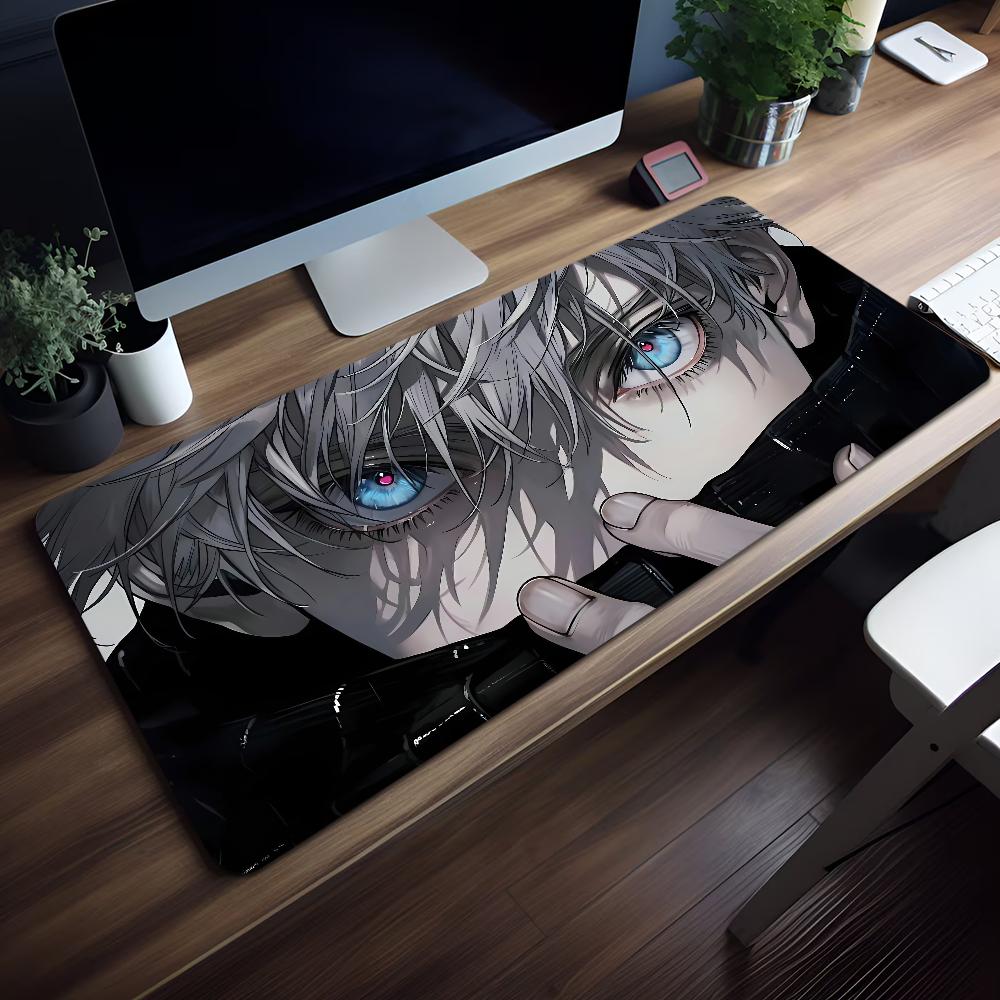 J-Jujutsu K-Kaisen Cooles Mauspad Rutschfest Verdickt Groß Schreibfläche Festkanten Büro Student Gaming Kissen MausPad