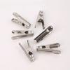 1Pc Multipurpose Stainless Steel Clips with Plastic Sheet Clothing Clamps Sealing Clip Household Clothespin Metal Clothespins