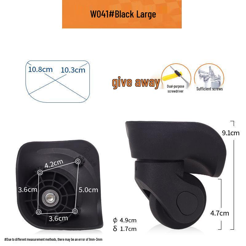 Universal Silent Roller Wheels for Suitcase Repair