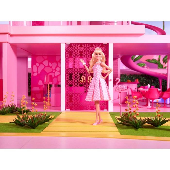 Mattel Barbie Movie "Barbie" Gingham Dress Doll (3+ Years) HPJ96 Pink (x 1)