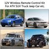 Fernbedienung für Seilwinde, kabelloses Fernbedienungsset für Seilwinde, universell für Jeep, Geländewagen, ATV-Anhänger, kabelloser elektrischer 12-V-24-V-Schalter-Controller