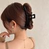 Nya Enkla Stora Enords Hårklämmor för Kvinna Mode Akryl Hajklämma Tvätta Ansiktet Hårklämmor Hårnålar Håraccessoarer