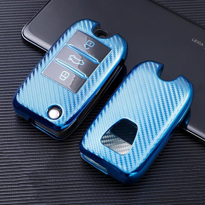 Roewe RX5/i6/ei6/erx5 TPU Soft Rubber Carbon Fiber Key Case Cover