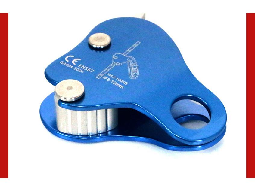 Ankun Portable Self-Locking Rope Descender for Outdoor Climbing Safety