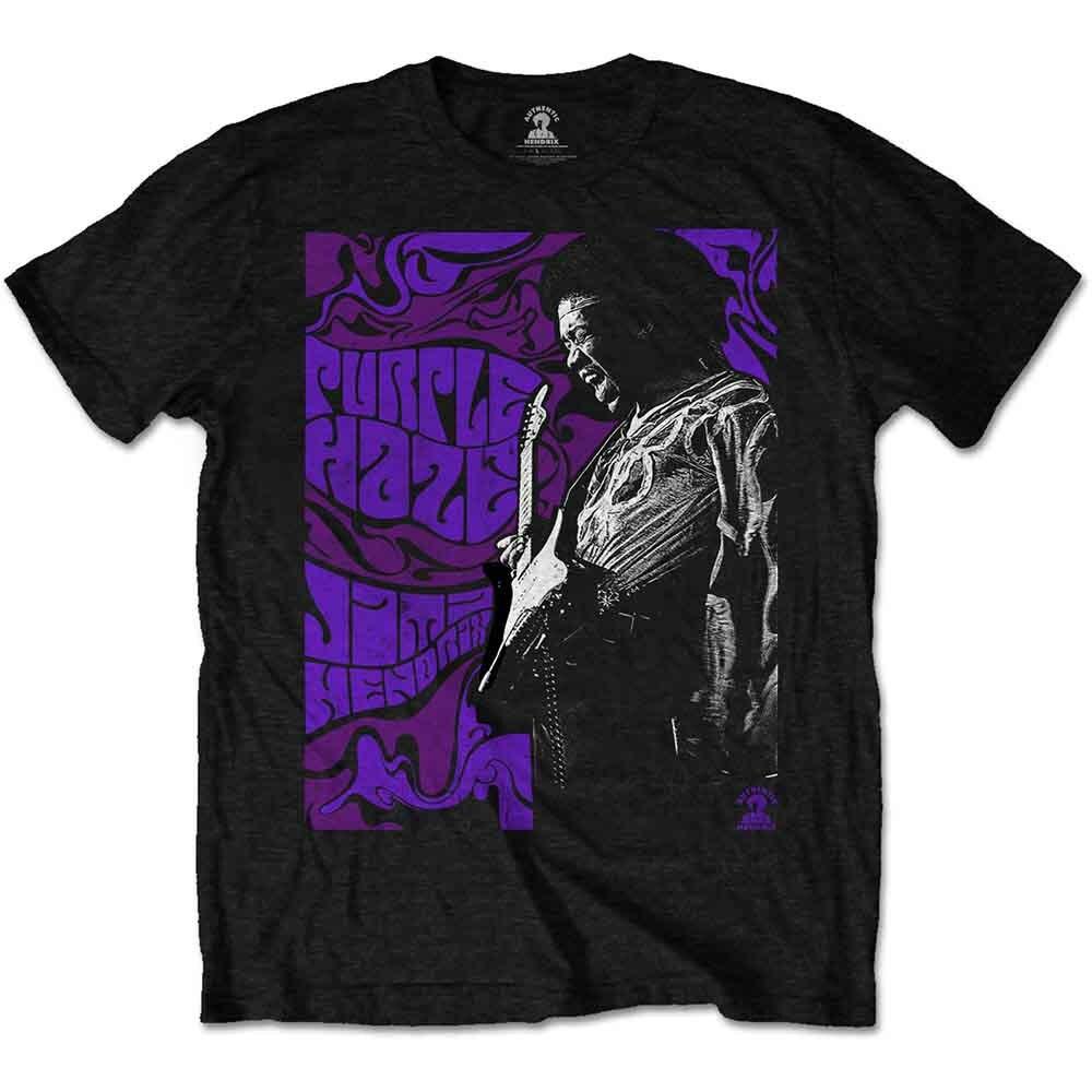 Jimi Hendrix Purple Haze T-Shirt Black New Unisex T-Shirt S