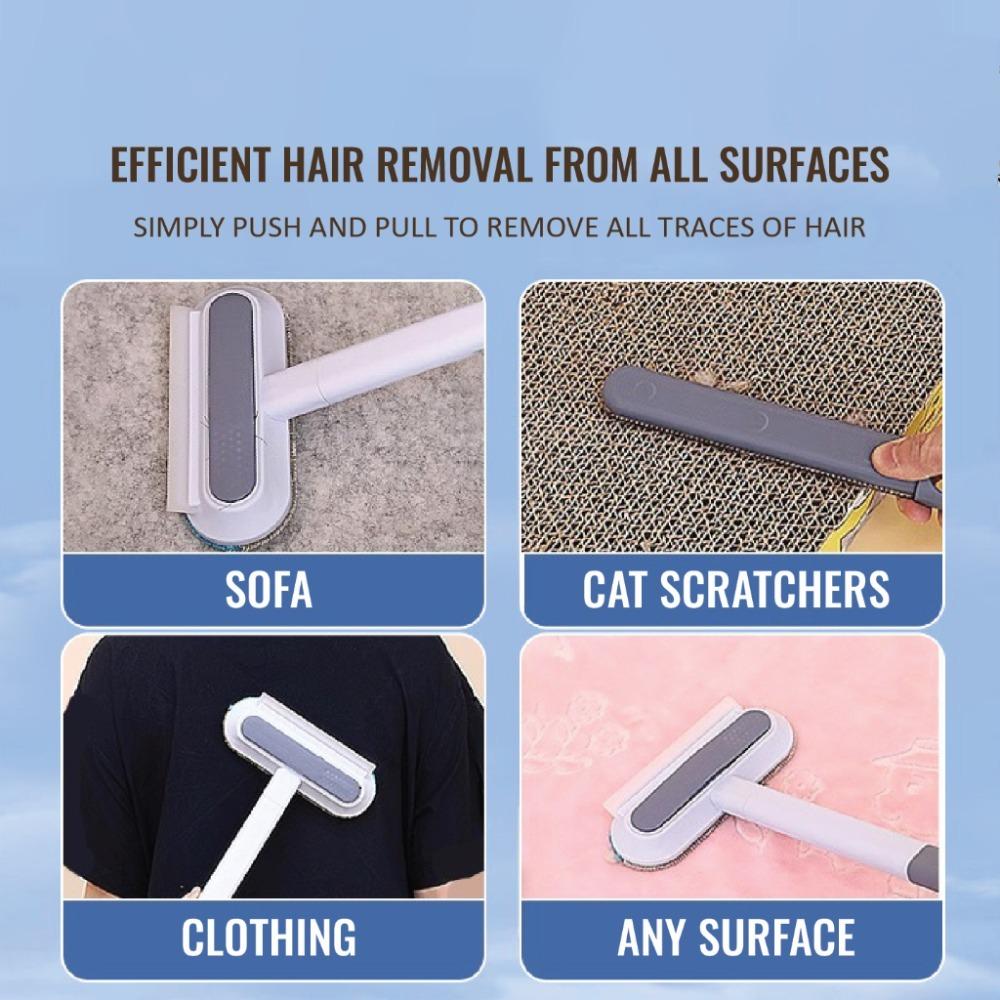 4 in 1 Multifunction Pet Fur Removal Brush, Pet Hair Removal Cleaning Brush Multifunctional Design,For Cats Dogs Furniture Clean