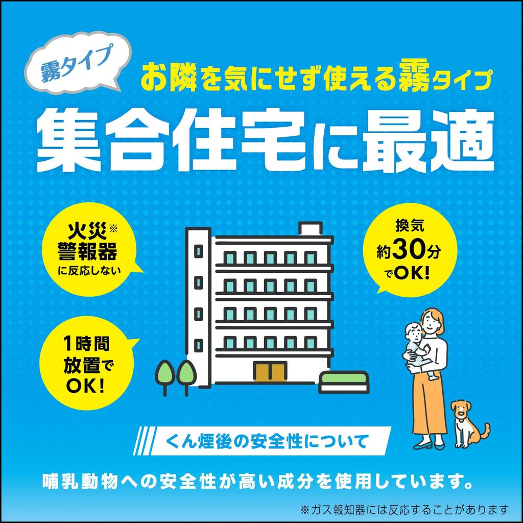 No Cover Required Easy Balsan Fog Type 2 Pieces 6 To 10 Tatami Prevention Effect Months Does Not Respond To Fire Alarms For Unpleasant Insects In the