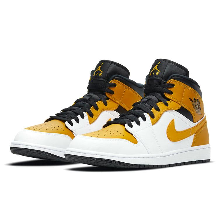 New JORDAN 1 Mid University Gold 554724-170