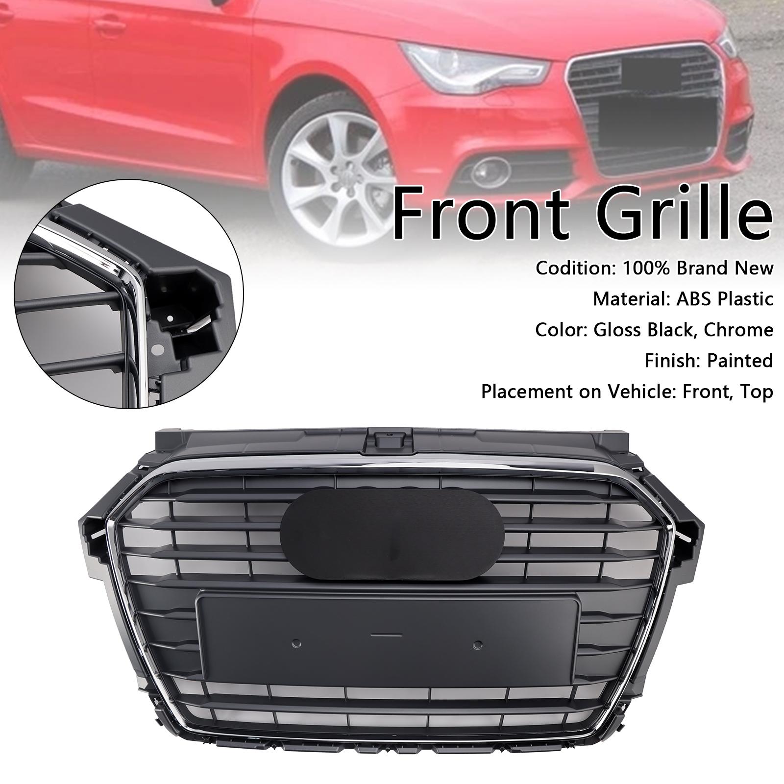 

Chrome Front Bumper Grille Grill Fit A1 S1 2016-2019 MK1 Facelift