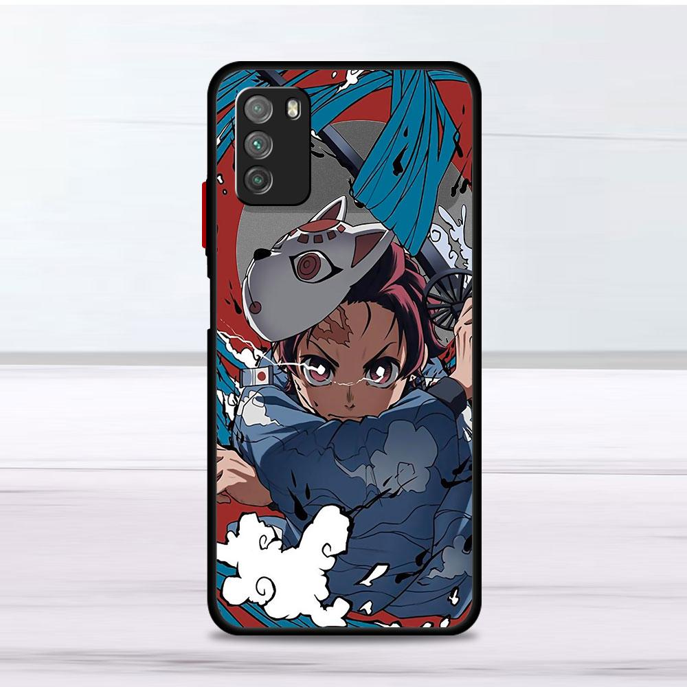 Anime  Demon Slayer Case For Xiaomi Mi Poco X3 NFC M3 11 10 12 9T 11T 10T Pro Note 10 Lite Matte Hard Phone Covers
