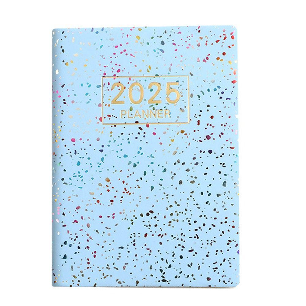 

Блокнот карманный мини А7 Блинг Блокнот для планирования эффективности на английском языке Студент Dazzling Blue