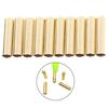 10Pcs/Set Of 4.5*18Mm Seamless Metal Shoelaces Tips Head Replacement
