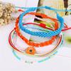 1 Set Bohemian Bracelet Comfortable Drawstring Beaded Bracelet for Women