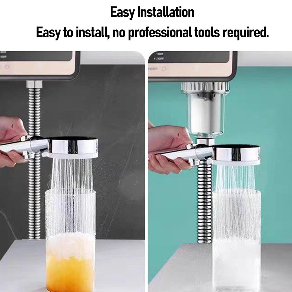 Front Duschfilter PP Baumwollkartusche Universeller Duschwasserfilter für Badezimmerwassererhitzer