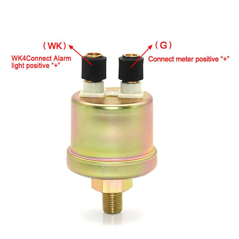 Engine Oil Pressure Sensor 0~10 Bar 1/8 NPT Mechanical Oil Press Sensor Replacement Fit For Car Boat Oil Pressure Gauge