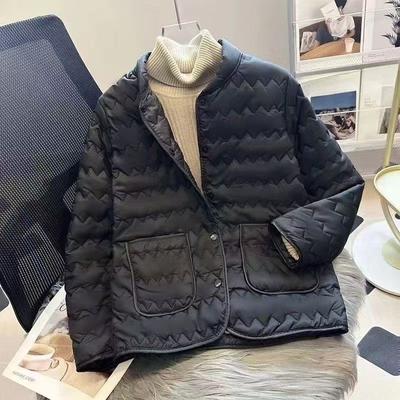 Women's Short Jacket Korean Fashion Autumn Winter  Parkas Lightweight Down Cotton Warm Outwear Overcoat