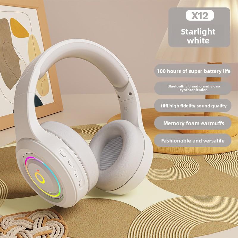 

Игровая гарнитура Bluetooth-гарнитура Компьютерная киберспортивная Интернет-кафе Комфортная защита ушей Всеохватывающие наушники Гарнитура