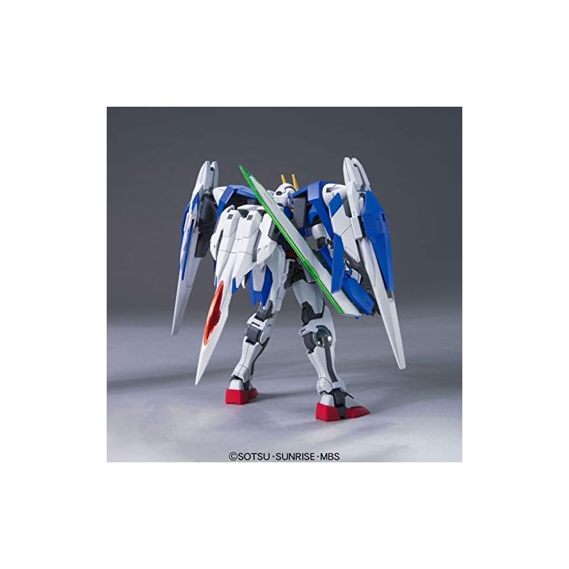 BANDAI SPIRITS HG Mobile Suit Gundam 00 Double O Riser + GN Sword III 1/144 Scale Pre-Colored Plastic Model Kit