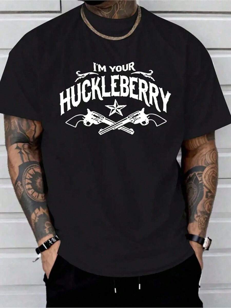 Unisex s  I m Your Huckleberry  Graphic T-Shirt XXL
