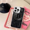 B-Bitcoin Phone Case Color Silver Shell For LPhone 17 16 16e 15 14 13 12 11 Pro Max Plus