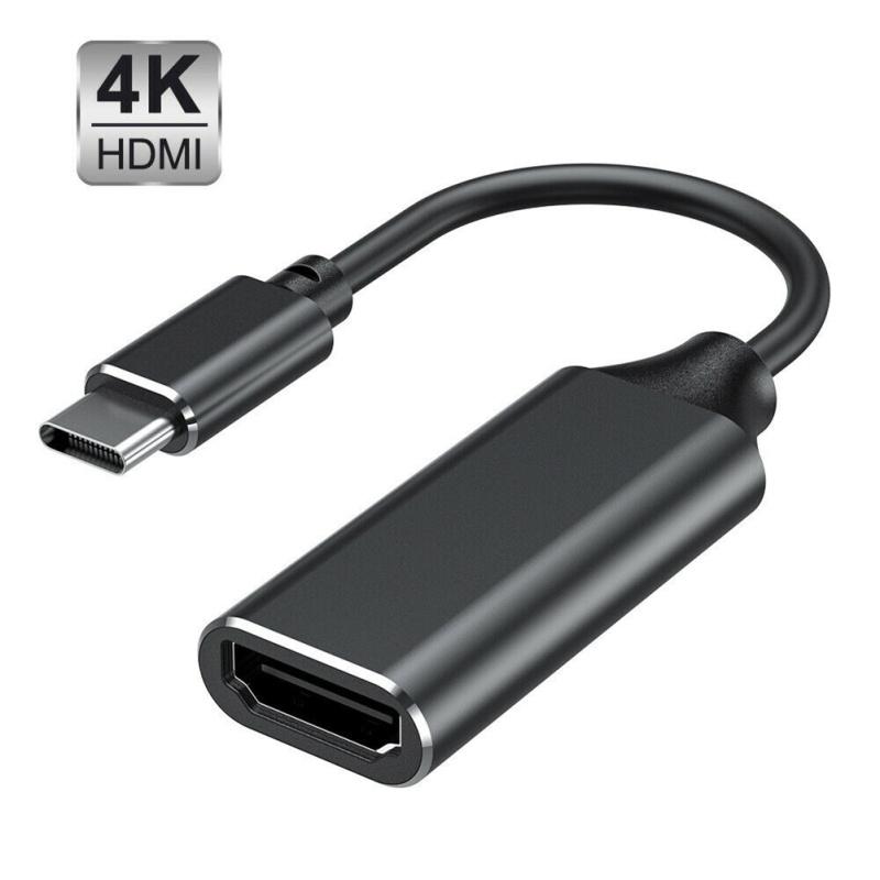 Convertor USB 3.1 tip C la compatibil HDMI Cablu adaptor compatibil HDMI 4k tip C compatibil pt.